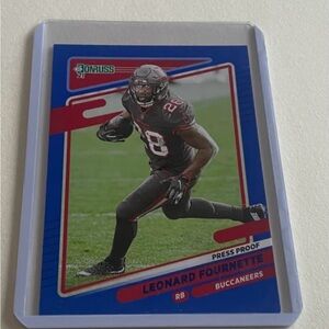 Donruss Press Proof Leonard Fournette Football Card